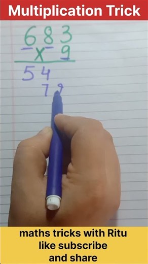 Multiplication Tricks #maths #mathstricks #studytips #education