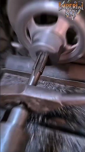 How Lathe Machines Cut Internal Threads With Precision Taps!