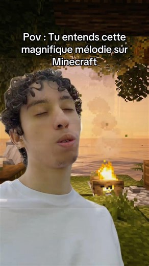 Pov : Tu entends cette magnifique mélodie sur Minecraft #humour #shortvideo #shorts