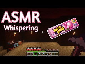 ASMR Gaming | MINECRAFT SURVIVAL GUM (40) | Whispering + Keyboard/Mouse Sounds 💤