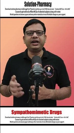 Sympathomimetic Drugs