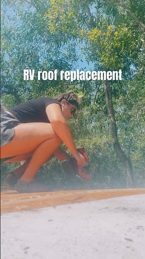 DIY RV roof replacement #rvlife #RVRoofReplacement
