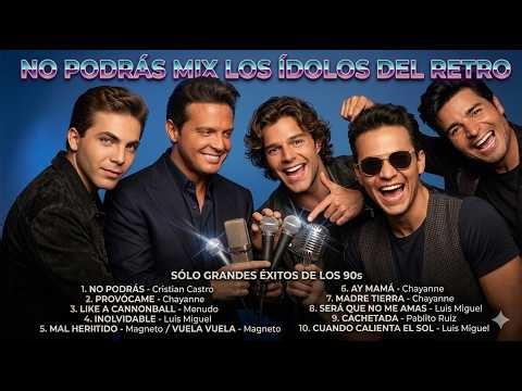 NO PODRAS MIX LOS IDOLOS DEL RETRO - DJ DEL REAL d[-.-]b