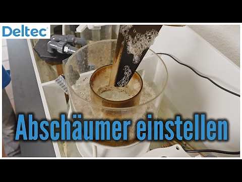 Adjusting and running in your new Deltec skimmer correctly | Deltec