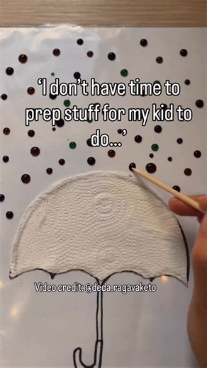 Sarah Featherstone - Parent Coach - Early Years Teacher on Instagram: "I often hear from parents that they don’t have time to prep activities and I get it - parents are mega busy (I’ve been there!). That’s why I set up my business-Blossom. To help busy parents get easy wins. Here’s how to make this activity super easy. Take some plain paper and a black pen. Draw some simple umbrellas on each page (you can draw one, or lots, or a mixture) Can’t draw? It doesn’t matter. Draw a circle. Put each one