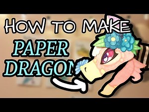 How to make a PAPER DRAGON - EASY || tutorial - eng 🇺🇲 ||