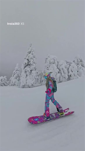 Whiteout? We stand out. Bright ski gear isn’t just for style, it’s essential. 🌈 #snowboarding #skitok #skigear #skisuit