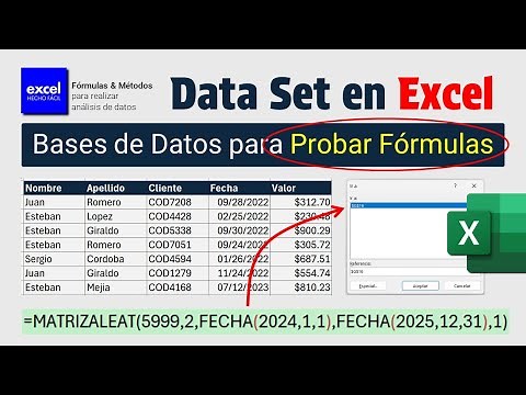 How to Create Sample Data Sets or Databases to Test Excel Formulas