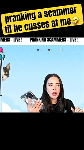 pranking a scammer until he cusses me out 🤣🤬 #irlrosie