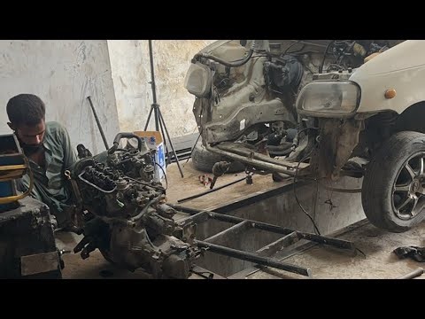 Engine Fitting Live in Garage 🔩 | Full Engine Reinstall & Setup Perfect Timing #mechaniclife #fyp