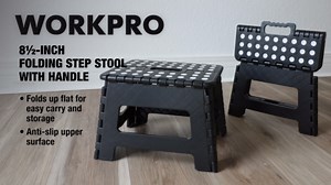 WorkPro Foldable Step Stools 2-Pack Plastic