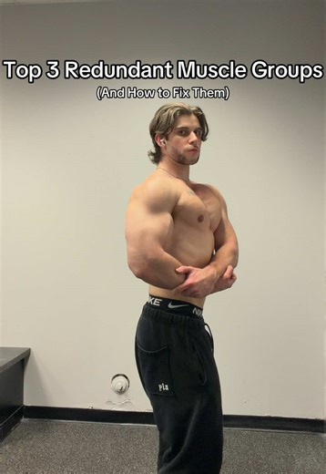 Top 3 redundant muscle groups most people program incorrectly👆 • Coaching Programs in Bio #gymtok #hypertrophy #trainingprogram #musclegrowth #gymtips