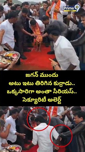 జగన్ ముందు అటు ఇటు తిరిగిన కుర్రాడు.. ఒక్కసారిగా అంతా సీరియస్.. సెక్యూరిటీ అలెర్ట్ | Jagan Viral