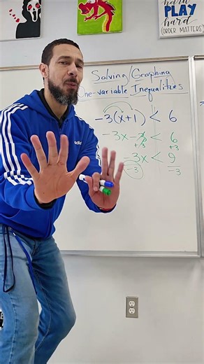solving/graphing single variable (one letter) inequalities in algebra 1 🤓 #fyp #shorts #math #help