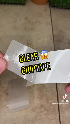 Finally see your top ply with this clear grip! Find it on our site❇️ #lcboards#lcfingerboards#fingerboard#fingerboarding#fingerskate#skating#griptape#skate#skater