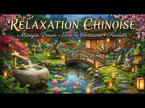 Chinese Music Zen Garden Ambiance for Relaxation 🌿🇨🇳