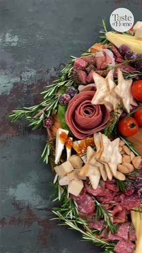 21K views · 95 reactions | Ready to create your own wreath? Whether you go for the all-savory version or incorporate some sweet bites, the possibilities are endless…and oh-so-tasty. So, create the Christmas charcuterie board of your holiday dreams! | Taste of Home | Facebook