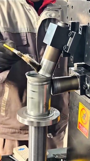 Steel pipe flanging #Jinchi flanging machine #Jinchi edge pulling machine #Jinchi folding edge