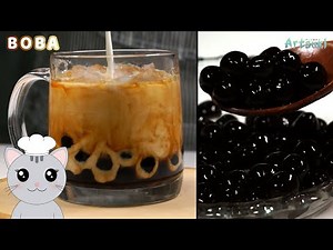 How To Make BOBA 🖤 Tapioca Pearls & Milk Tea Are Easy To Make At Home