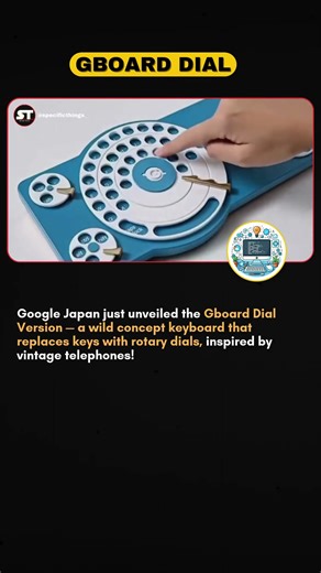 Google Made a ROTARY Keyboard?! #GboardDial #shortsfeed #factshorts #viralshorts #viralfacts