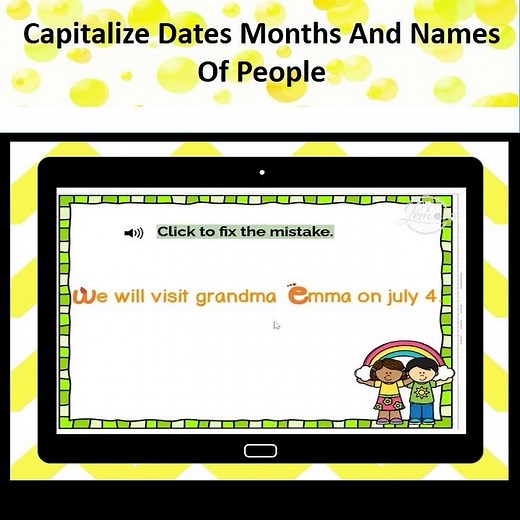 Learn Capitalization with Boom Cards | Capitalize Days, Months, and Holidays