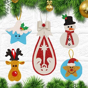 374K views · 10K reactions | 5 Easy Christmas Craft Ideas - Simple Christmas Ornaments | My Arts & Crafts | Facebook