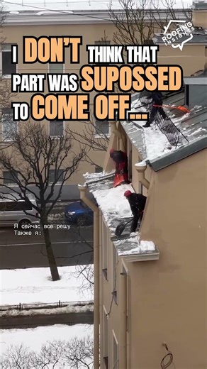 Plot twist: I didn't have it under control #icedam #winterfail #roofing