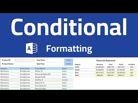 How to Apply Conditional Formatting on Forms & Reports