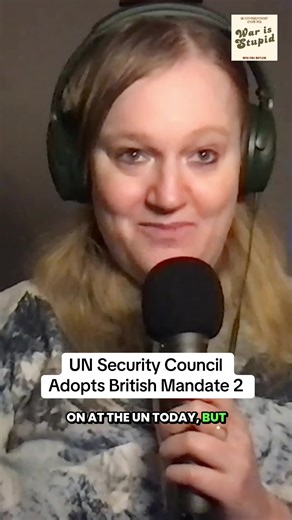 First look at next week’s WAR IS STUPID with Rabbi Margo Hughes-Robinson #un #unitednations #history #palestine