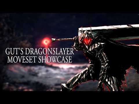 Gut's Dragonslayer Moveset Showcase - DS3 Burning Battle