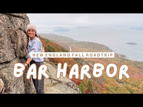 BAR HARBOR, MAINE PART 2: Hiking The Most Dangerous Trail In Acadia - Precipice Trail!