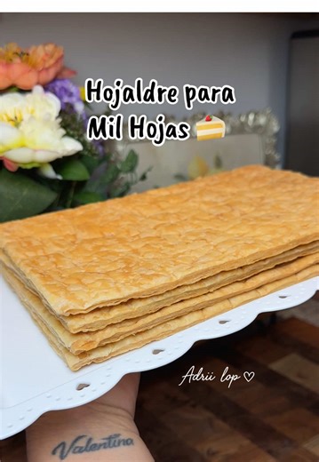 Hojaldre perfecto para pastel Mil Hojas