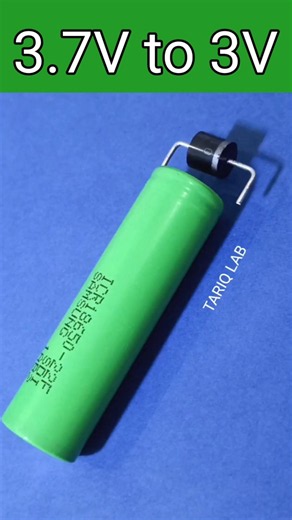Convert 3.7V to 3V using diode