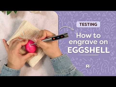 Is It Possible to Engrave an Eggshell Without Breaking It? 🥚😱 Easter Craft Idea