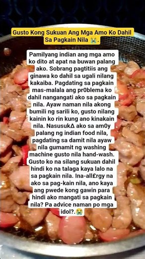 Gusto kong sukuan ang mga amo ko dahil sa pagkain nila 😭. #ofwstory #ofwlifesacrifice #sad #shorts