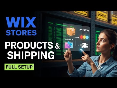 How to Add Products, Variants & Shipping on Wix Stores