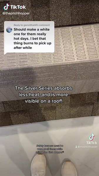 Silver Series now available, online only! #33333 #DitchTheCushion #roofing #pitchhopper #thepitchhopper #roofer #roof #fyp #foryou #contractor #rooftop #hopper #foryoupage