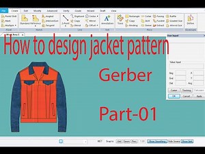 How to design jacket pattern gerber part -01