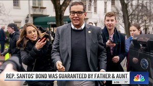 Rep. George Santos' bond was guaranteed by his father and aunt
