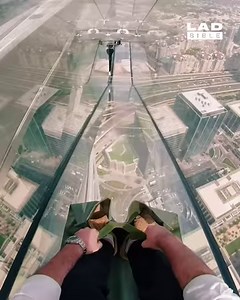 621K views · 1.3K reactions | Riding a 520m-high glass slide | GOODLAD | Facebook