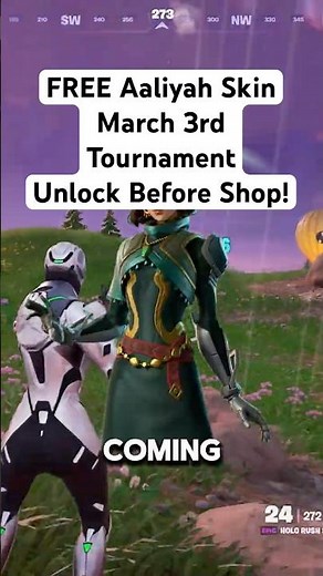 FREE Aaliyah Skin in Fortnite – Compete March 3rd!