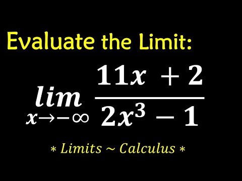How to Evaluate the Limit