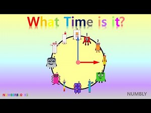 Learn to Tell the Time and Read O'clock with numberblocks| What time is it?| Learn to Count| NUMBLY