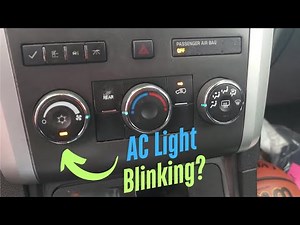 Why Is My Car's AC Light Blinking? Troubleshooting Tips & Causes Revealed!