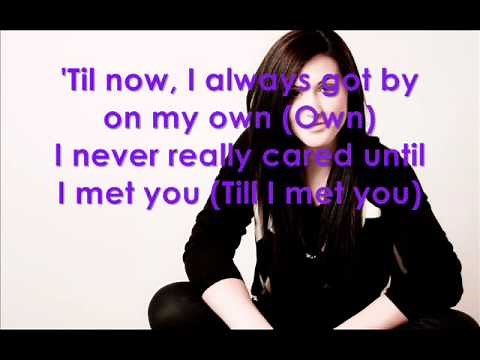 Alyssa Reid - Alone Again with lyrics on screen