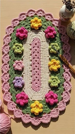 Handmade Crochet Table Runner | Latest Boho Table Decor 2025