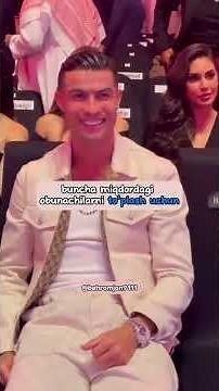 C. Ronaldo haqida malumot va aniq fakt ( Криштияно Роналдо хакида малумот)