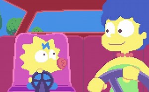 Animadores hacen homenaje a Los Simpsons en "8 bit"