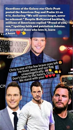 Chris Pratt stands tall for faith and flag! Hollywood shakes again! 🔥