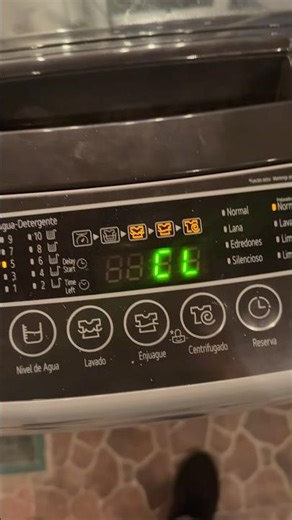 How to clear the CL error on an LG 19kg Smart Inverter washing machine
